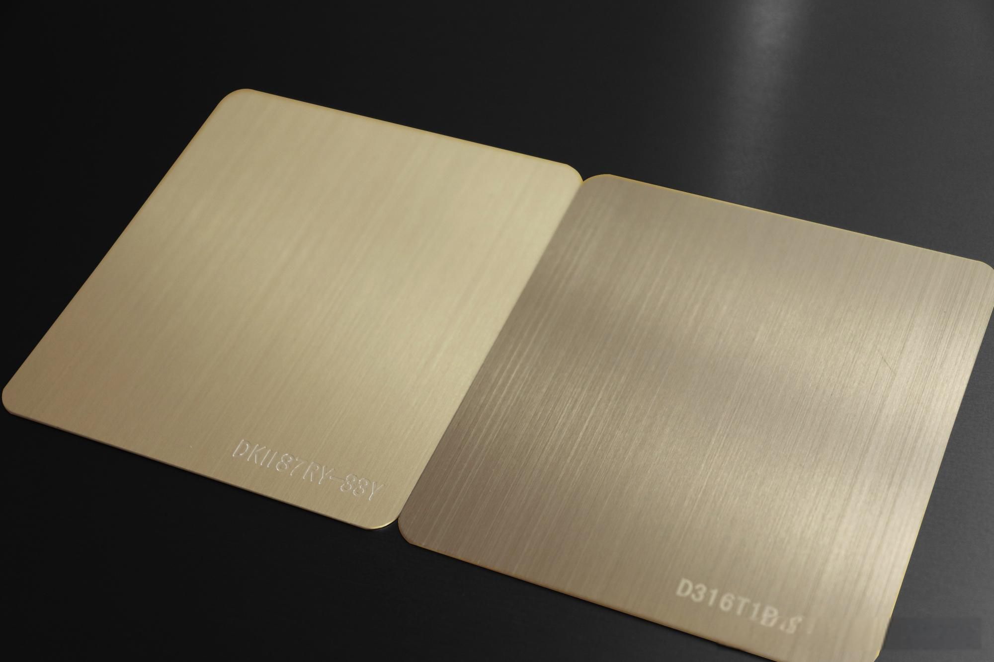 Gold Anodized Aluminum Sheet