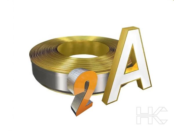 Gold Color Channel Letter Aluminum Coil