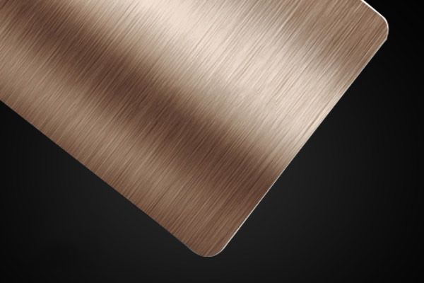brushed gold anodized aluminum